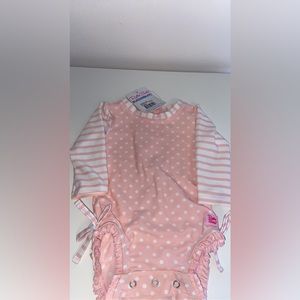 Ruffle Butts Rash-guard Swimsuit